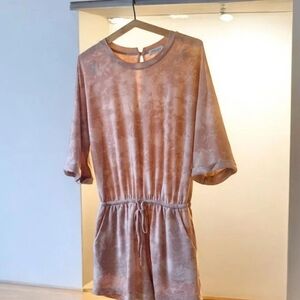 Gilli Pink Tie-Dye Romper